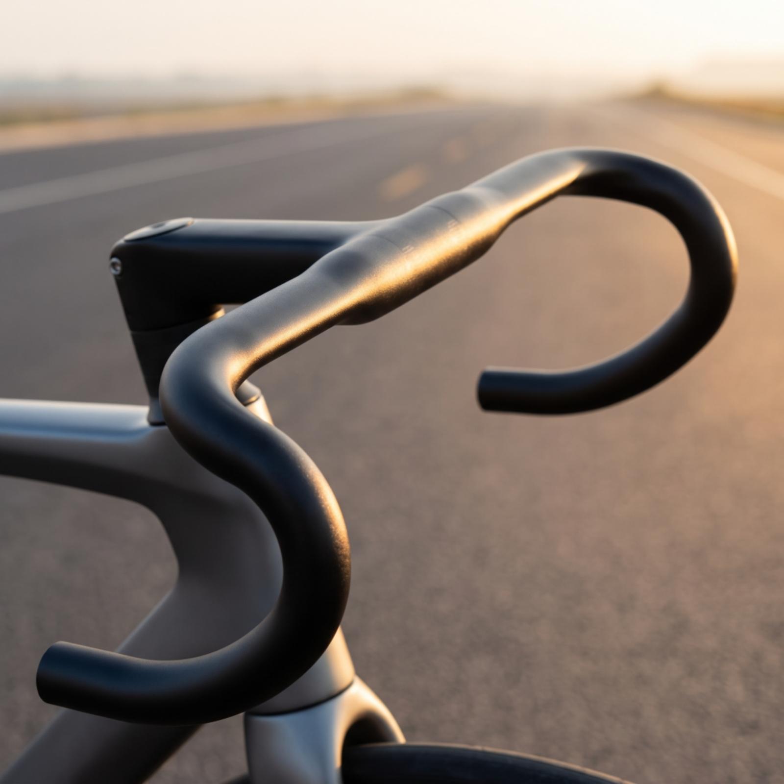 Cycling Commute Speed - แฮนด์จักรยานแบบเรียวบาง อลูมิเนียมอัลลอยด์ ขนาด 25.4 มม. สำหรับการปั่นจักรยานความเร็วสูงและการเดินทางในเมือง