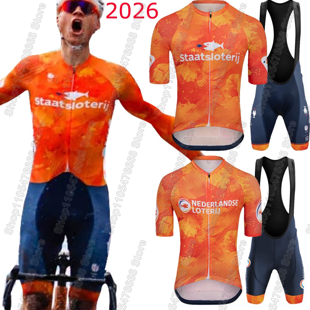 Cycling Community - ชุดเสื้อปั่นจักรยานเนเธอร์แลนด์ 2026 ชุดทีมชาติเนเธอร์แลนด์ เสื้อ Mathieu van