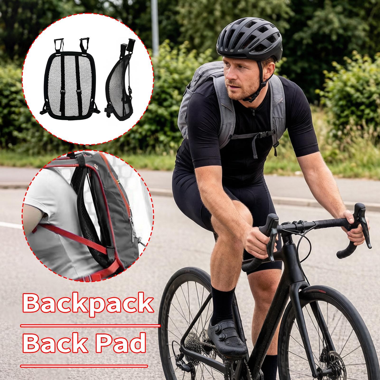 Cycling Commute Backpack - โครงรองรับกระเป๋าเป้สะพายหลัง ระบายอากาศได้ดี ปรับได้ ตาข่ายอเนกประสงค์ ช่วยเพิ่มการไหลเวียนของอากาศ สำหรับการเดินทางกลางแจ้ง