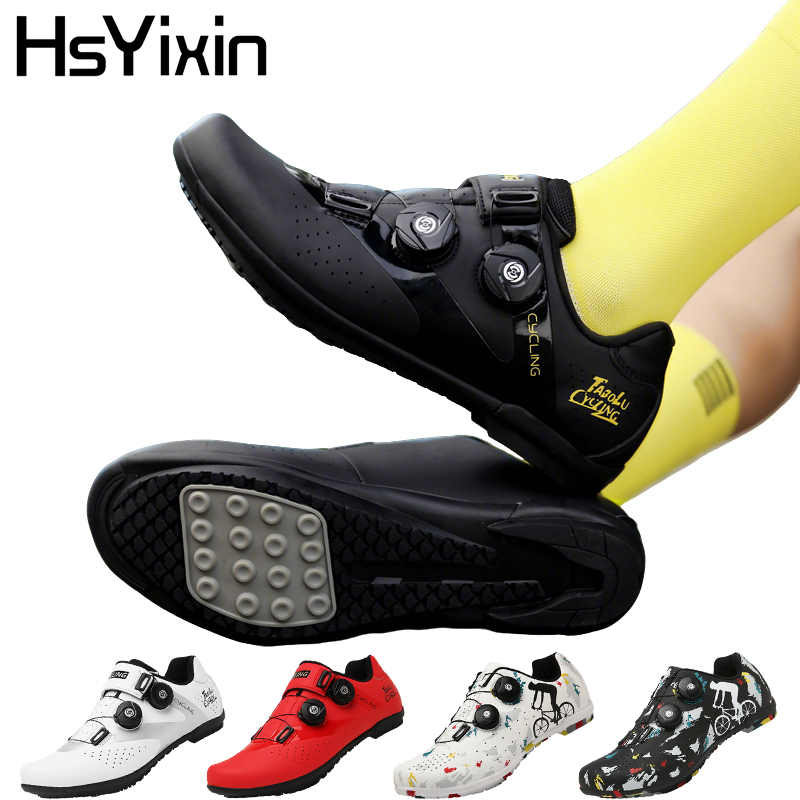 Cycling Commuter Shoes - รองเท้าจักรยานแบบยูนิเซ็กซ์ พื้นยาง ไม่มีตัวล็อค สำหรับผู้ชาย ไม่มีคลีท สำหรับจักรยานเสือหมอบ