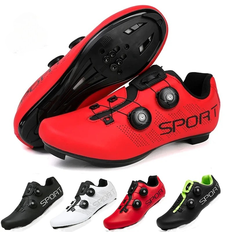 Cycling Commuter Shoes - รองเท้าปั่นจักรยานเสือหมอบสำหรับผู้ชาย รุ่นคลาสสิก แบบล็อคอัตโนมัติ รองเท้าจักรยานแบบแข่ง รองเท้าปั่นจักรยานสำหรับผู้หญิง