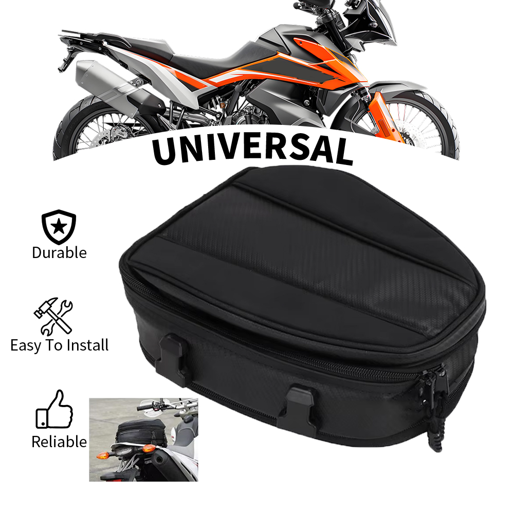 Cycling Commute Backpack - กระเป๋าท้ายมอเตอร์ไซค์กันน้ำ กระเป๋าหลังเบาะ กระเป๋าเป้สะพายหลัง สำหรับมอเตอร์ไซค์วิบาก พร้อมผ้าคลุมกันฝน กระเป๋าสำหรับนักขี่