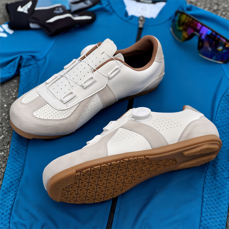 Cycling Commuter Shoes - รองเท้าจักรยานเสือภูเขาแบบไม่มีคลีทสำหรับผู้หญิง, รองเท้าปั่นจักรยานบนถนนพื้นยาง RB Speed, รองเท้าปั่นจักรยานพื้นยางสำหรับผู้ชาย