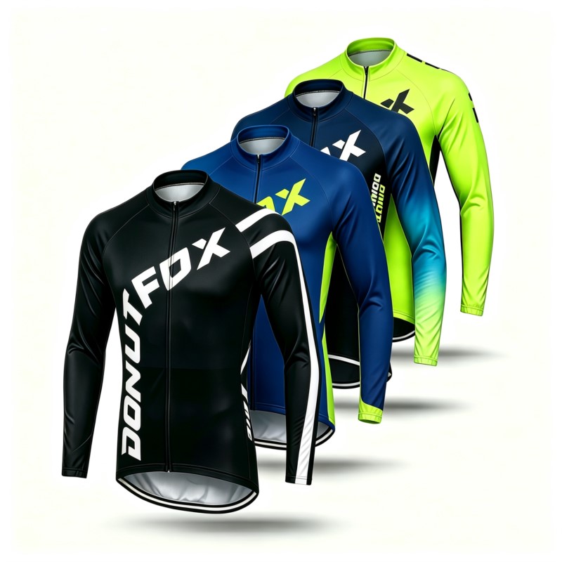Cycling Community - เสื้อเจอร์ซีย์ MTB แขนยาวสำหรับผู้ชายและกางเกงปั่นจักรยาน แห้งเร็ว ชิ้นเดียวหรือชุดเข้าชุดสำหรับการปั่นจักรยานเสือภูเขาและมอเตอร์ครอส