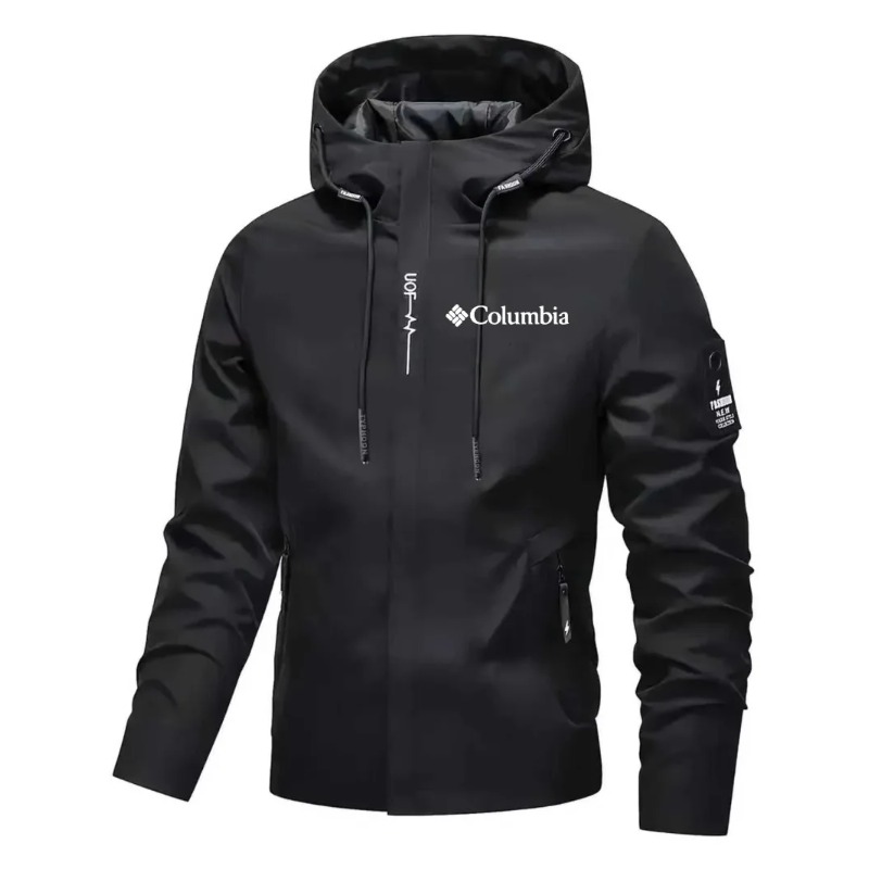 Cycling Commuter Jacket - เสื้อแจ็คเก็ตกันลมกันน้ำมีฮู้ดสำหรับผู้ชายรุ่นใหม่ปี 2026 เหมาะสำหรับปั่นจักรยาน เดินป่า กิจกรรมกลางแจ้ง และสวมใส่ในชีวิตประจำวัน