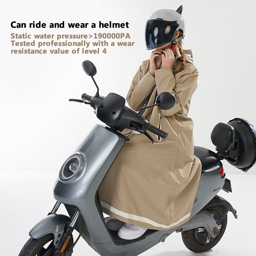 เสื้อกันฝนแบบยาวกันน้ำสำหรับผู - Cycling Rain Jacket Commute บทวิจารณ์และราคา
