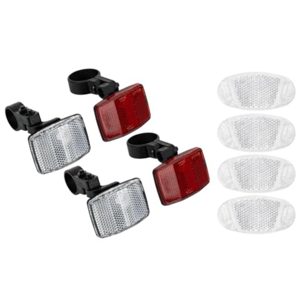 ชุดสะท้อนแสงจักรยาน 8 ชิ้น ชุด - Spoke Reflector Set บทวิจารณ์และราคา
