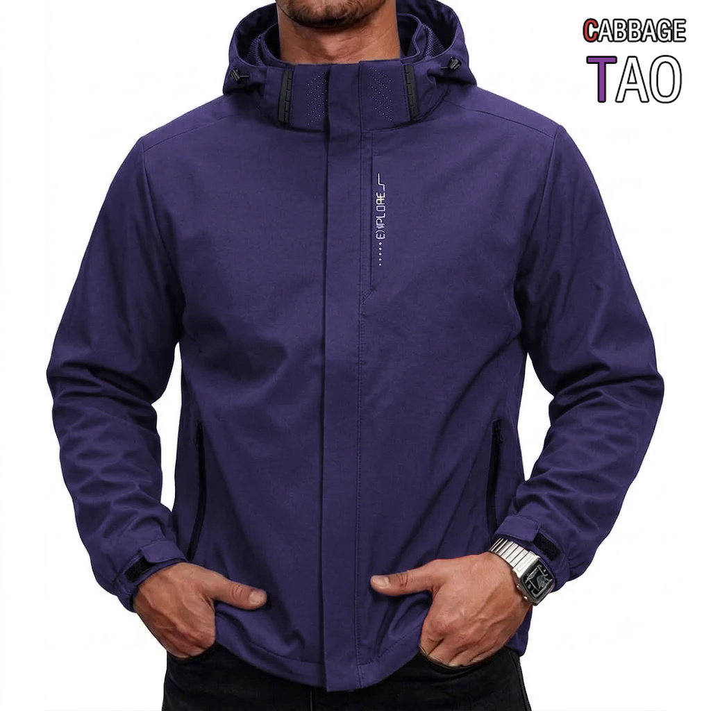 เสื้อแจ็คเก็ตกันน้ำสำหรับผู้ชา - Cycling Rain Jacket Commute บทวิจารณ์และราคา