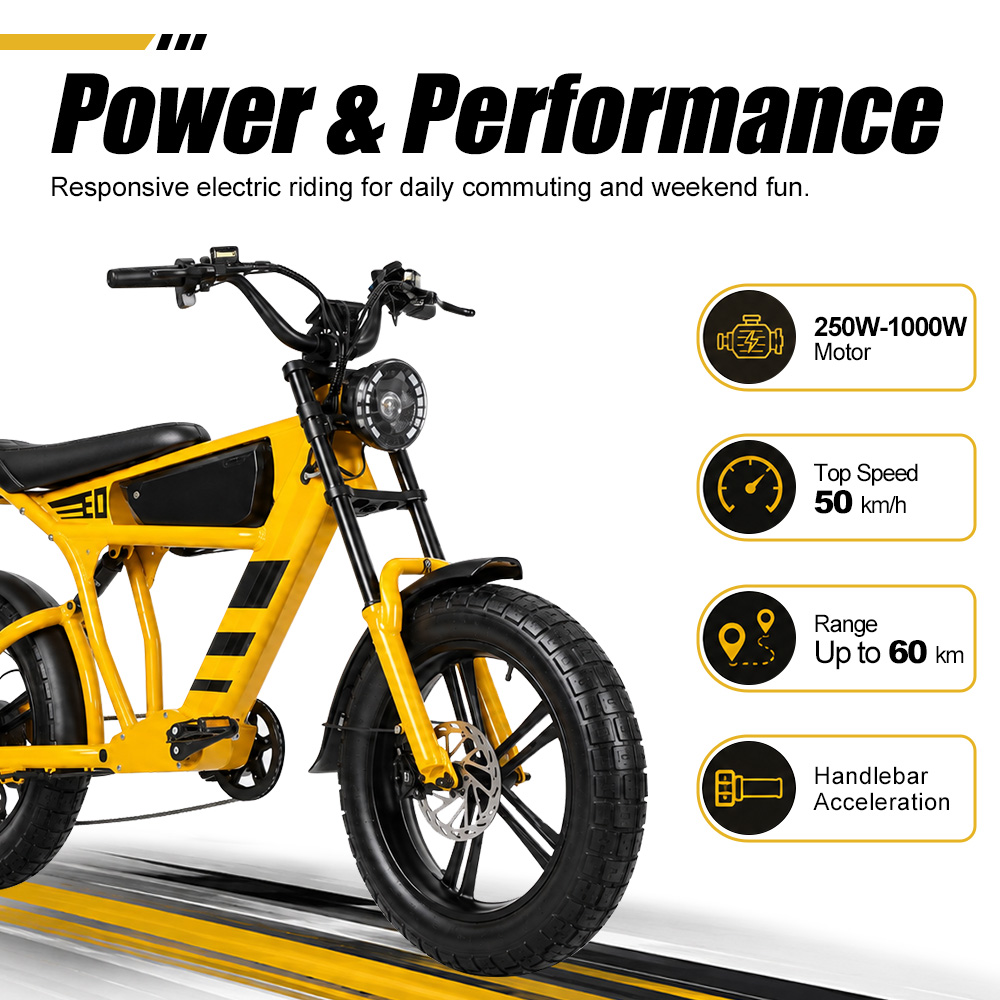 จักรยานไฟฟ้าล้ออ้วน 48V 18.2Ah - Cycling Commute Speed บทวิจารณ์และราคา