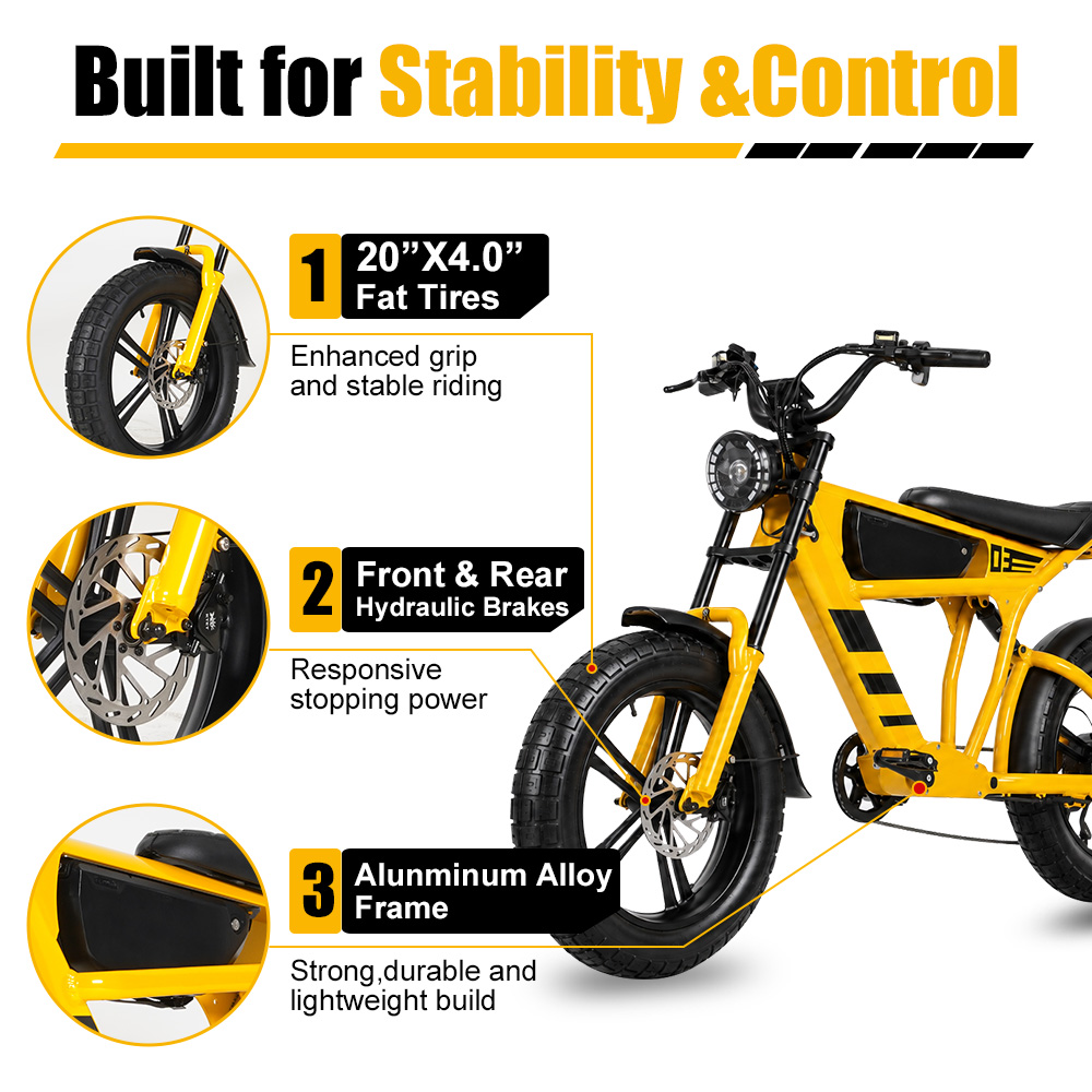 จักรยานไฟฟ้าล้ออ้วน 48V 18.2Ah - Cycling Commute Speed บทวิจารณ์และราคา