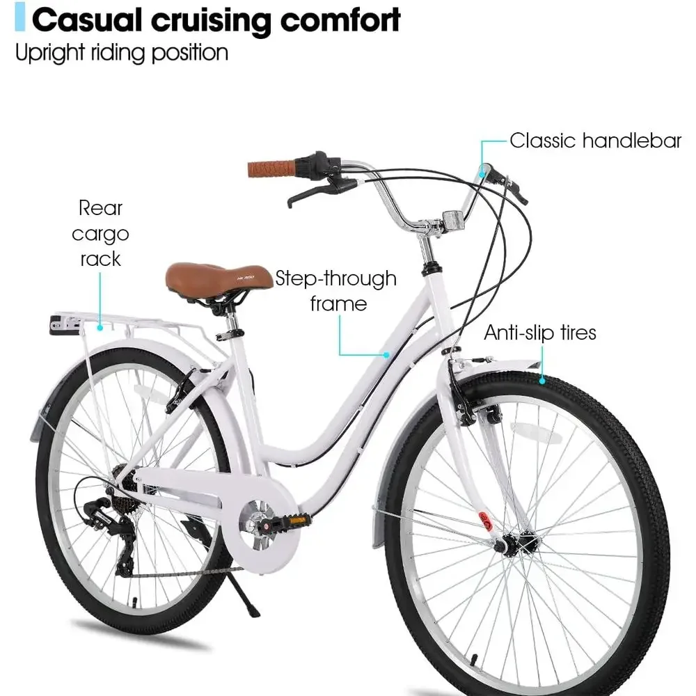 จักรยานครุยเซอร์แบบสเต็ปทรู 7  - Cycling Commute Speed บทวิจารณ์และราคา