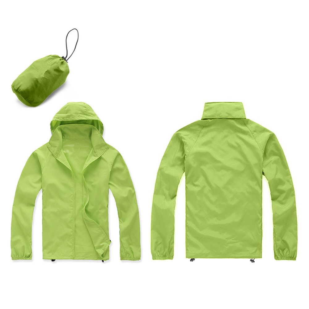 U nisexผ้ากันน้ําWindproofเบาแ - Cycling Rain Jacket Commute บทวิจารณ์และราคา