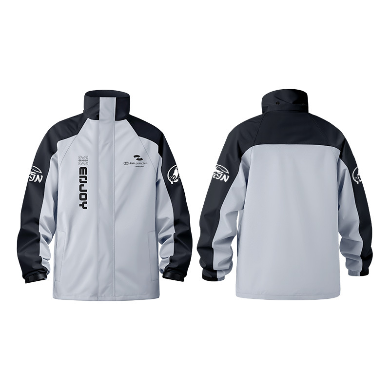 ชุดกันฝนสำหรับมอเตอร์ไซค์แบบสอ - Cycling Rain Jacket Commute บทวิจารณ์และราคา