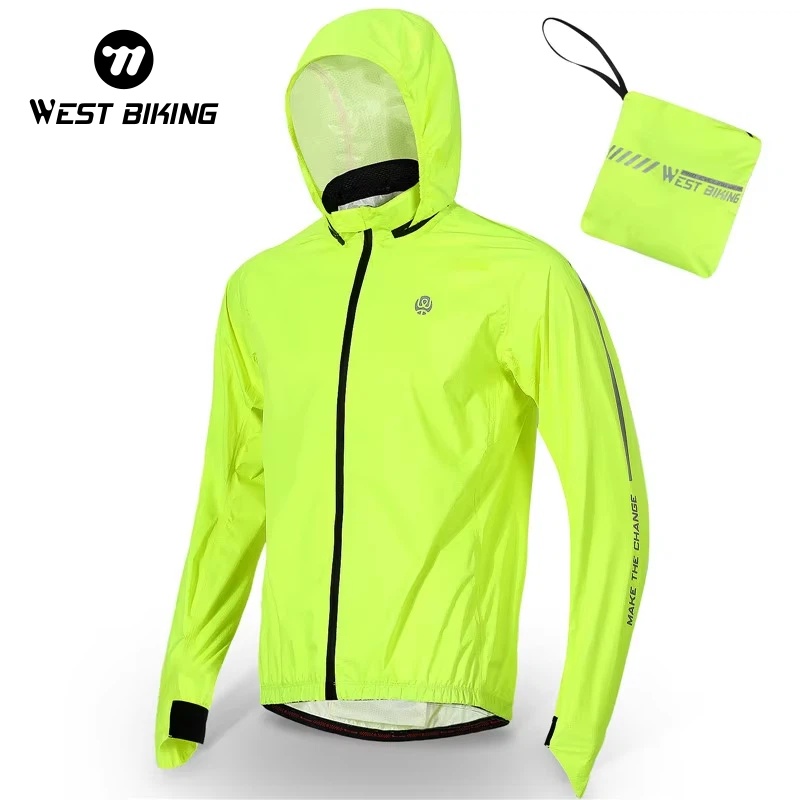 เสื้อแจ็คเก็ตปั่นจักรยาน WEST  - Cycling Rain Jacket Commute บทวิจารณ์และราคา