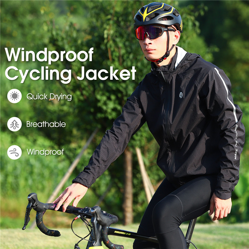 เสื้อแจ็คเก็ตปั่นจักรยาน WEST  - Cycling Rain Jacket Commute บทวิจารณ์และราคา