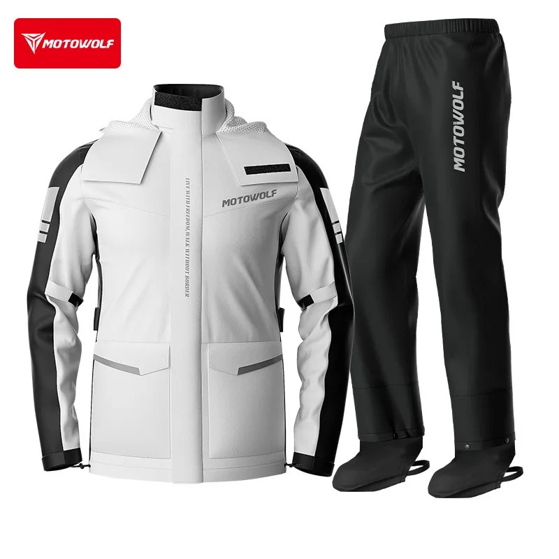 เสื้อกันฝนสะท้อนแสงสำหรับขี่มอ - Cycling Commuter Rain Jacket บทวิจารณ์และราคา
