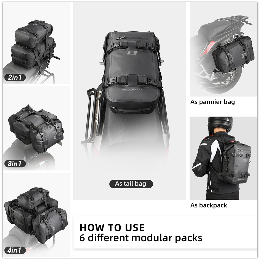 Rhinowalk กระเป๋าท้ายรถจักรยาน - Cycling Commute Backpack บทวิจารณ์และราคา