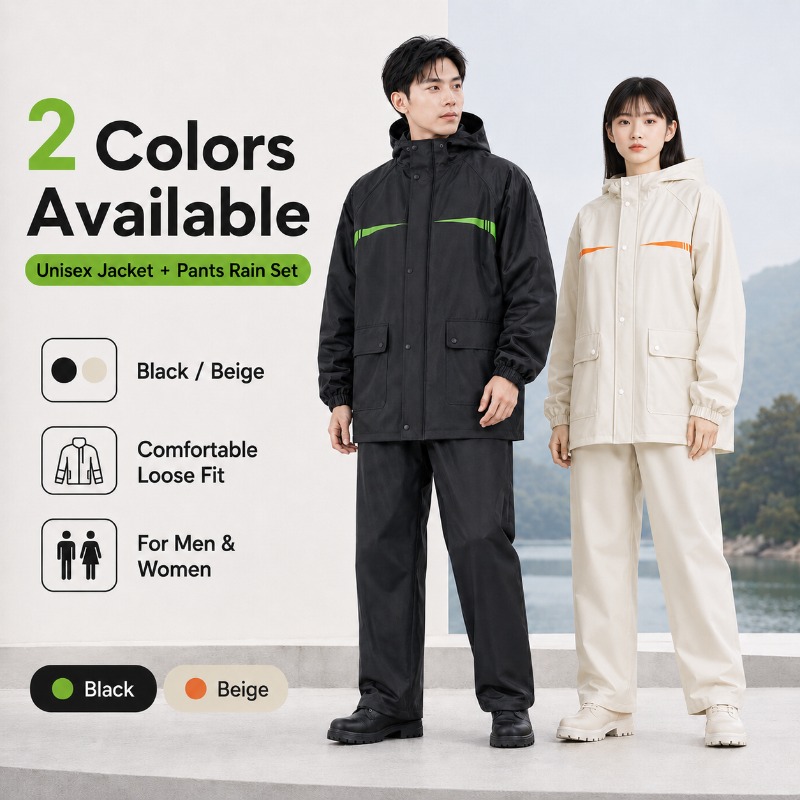 ชุดกันฝนสำหรับปั่นจักรยานแบบกั - Cycling Commuter Rain Jacket บทวิจารณ์และราคา