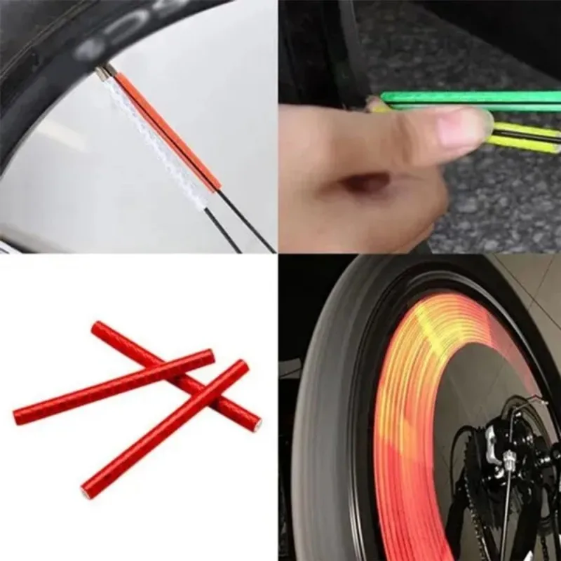 คลิปสะท้อนแสงสำหรับซี่ล้อจักรย - Spoke Reflector Set บทวิจารณ์และราคา